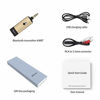 Picture of Airfrex Aluminum Mini Bluetooth Transmitter with 3.5mm Male Jack for TV/iPod/ MP3/ PC/ PS4/ Nintendo Switch, Wireless Bluetooth Sender and Adapter Works with Bluetooth Headphone and Bluetooth Speaker