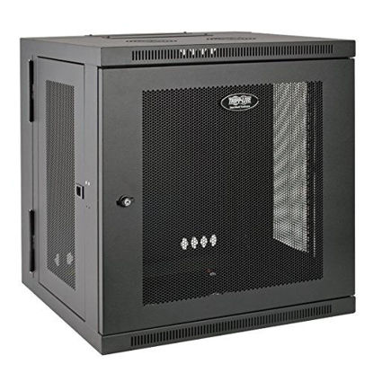 Picture of Tripp Lite - SRW12US 12U Wall Mount Rack Enclosure Server Cabinet, Hinged, 20.5" Deep, Switch-Depth (SRW12US) black