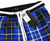 Picture of SCREENSHOTBRAND-P41902 Mens Hip Hop Premium Slim Fit Track Pants - Athletic Jogger Checker Pattern Print Taping Bottoms-Royal-Small