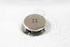 Picture of SinkShroom Revolutionary Bathroom Sink Drain Protector Hair Catcher, Strainer, Snare, Nickel Edition