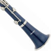 Picture of Mendini MCT-BL+SD+PB Blue ABS B Flat Clarinet with Case, Stand, Pocketbook, Mouthpiece, 10 Reeds and More