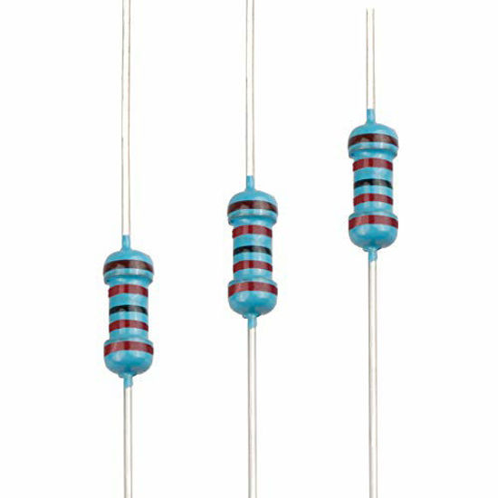 Picture of EDGELEC 100pcs 22K ohm Resistor 1/4w (0.25 Watt) ±1% Tolerance Metal Film Fixed Resistor, Multiple Values of Resistance Optional