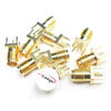 Picture of HiLetgo 10pcs GPS GSM Antenna Part SMA Female Jack Solder PCB Mount Straight RF Connector Gold