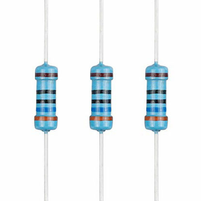 Picture of EDGELEC 100pcs 360 ohm Resistor 1/2w (0.5Watt) ±1% Tolerance Metal Film Fixed Resistor, Multiple Values of Resistance Optional