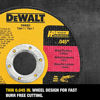 Picture of DEWALT Cutting Wheel, General Purpose Metal Cutting, 4-1/2-Inch, 5-Pack (DW8062B5)