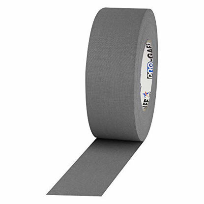 Picture of ProTapes Pro Gaff Premium Matte Cloth Gaffer's Tape With Rubber Adhesive, 11 mils Thick, 55 yds Length, 2" Width, Grey (Pack of 1)