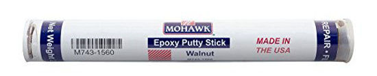 Picture of Mohawk Epoxy Putty Stick (Walnut) for Permanently Repairing Wood and Other Hard Surfaces