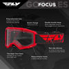 Picture of FLY Racing Focus Goggles for Motocross, Off-road, ATV, UTV, and More (RED with Clear Lens)