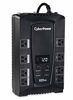 Picture of CyberPower CP825LCD Intelligent LCD UPS System, 825VA/450W, 8 Outlets, Compact,Black