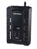 Picture of CyberPower CP825LCD Intelligent LCD UPS System, 825VA/450W, 8 Outlets, Compact,Black