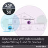 Picture of NETGEAR Wi-Fi Mesh Range Extender EX8000 - Coverage up to 2500 sq.ft. and 50 devices with AC3000 Tri-Band Wireless Signal Booster & Repeater (up to 3000Mbps speed), plus Mesh Smart Roaming (Renewed)