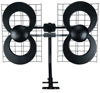 Picture of Antennas Direct Clearstream 4 TV Antenna, 70+ Mile Range, UHF, Multi-Directional, Indoor, Attic, Outdoor, Mast W/Pivoting Base/Hardware/Adjustable Clamp/Sealing Pads, 4K Ready, Black - C4-CJM