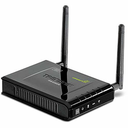 Picture of TRENDnet Wireless N300 2T2R Detachable antennas, Access Point, 2.4Ghz 300Mbps, 802.11b/g/n, AP/WDS/Client/Bridge, 2x2 dBi, TEW-638APB Black