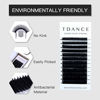 Picture of TDANCE Premium D Curl 0.15mm Thickness Semi Permanent Individual Eyelash Extensions Silk Classic Lashes Professional Salon Use Mixed 10-17mm Length In One Tray (D-0.15,10-17mm)