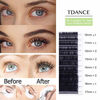 Picture of TDANCE Premium D Curl 0.15mm Thickness Semi Permanent Individual Eyelash Extensions Silk Classic Lashes Professional Salon Use Mixed 10-17mm Length In One Tray (D-0.15,10-17mm)