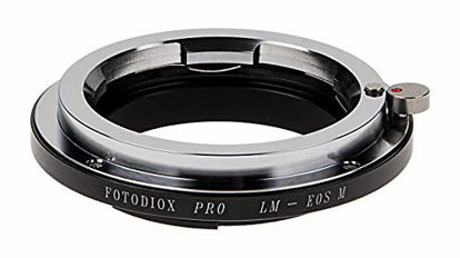 Picture of Fotodiox Pro Lens Mount Adapter - Leica M Rangefinder Lens to Canon EF-M Camera Body Adapter, fits EOS M Digital Mirrorless Camera