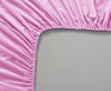 Picture of Mellanni Fitted Sheet Twin Pink - Brushed Microfiber 1800 Bedding - Wrinkle, Fade, Stain Resistant - Deep Pocket - 1 Single Fitted Sheet Only (Twin, Pink)