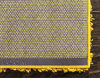 Picture of Unique Loom Solo Solid Shag Collection Modern Plush Tuscan Sun Yellow Area Rug (9' 0 x 12' 0)