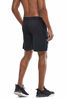 Picture of G Gradual Men's 7" Workout Running Shorts Quick Dry Lightweight Gym Shorts with Zip Pockets (Navy Blue/Black, X-Large)