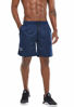 Picture of G Gradual Men's 7" Workout Running Shorts Quick Dry Lightweight Gym Shorts with Zip Pockets (Navy Blue/Black, X-Large)