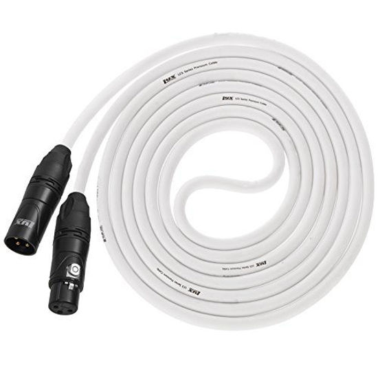 Picture of LyxPro Balanced XLR Cable 20 ft Premium Series Professional Microphone Cable, Powered Speakers and Other Pro Devices Cable, White