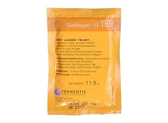 Picture of Fermentis Dry Yeast - Saflager S-189 (11.5 g) (Pack of 2)