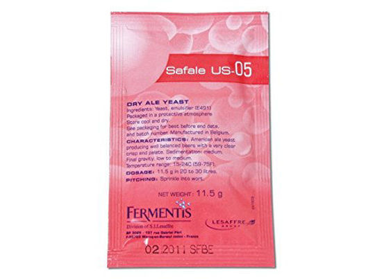 Picture of Fermentis Dry Yeast - Safale US-05 (11.5 g) (Pack of 38)