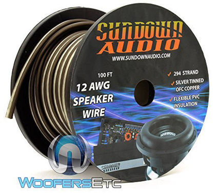 Picture of 294 Strands Black/White - Sundown Audio 100 Ft 12 AWG Speaker Cable