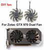 Picture of inRobert 75mm GA81S2U DC 12V 0.38A 4Pin Cooler Fan Video Card Fan Replacement for Zotac GTX 970 Dual Fan Graphic Card (DIY Fan)