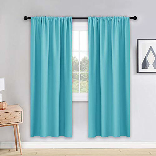 GetUSCart- PONY DANCE Blue Curtains 72 inch - Light Blocking