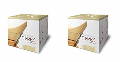 Picture of Chemex Bonded Pre-folded Unbleached Square Coffee Filters, Set of 200