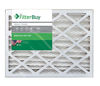 Picture of FilterBuy 13.25x13.25x2 MERV 8 Pleated AC Furnace Air Filter, (Pack of 6 Filters), 13.25x13.25x2 - Silver