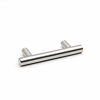 Picture of 500 Pack |Cabinet Handles Brushed Nickel Cabinet Pulls - homdiy Cabinet Hardware 2-1/2in Hole Centers Drawer Pulls Kitchen Cupboard Euro T Bar Dresser Pulls 201SN