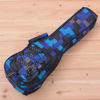 Picture of HOT SEAL Waterproof Durable Colorful Ukulele Case Bag with Storage (21in, Blue plaid)