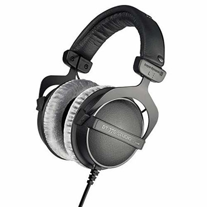 Picture of beyerdynamic DT 770 Pro Studio Headphones - Over-Ear, Closed-Back, Professional Design for Recording and Monitoring (80 Ohm, Grey)