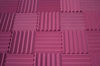 Picture of Soundproofing Acoustic Studio Foam - Plum Color - Wedge Style Panels 12x12x2 Tiles - 4 Pack