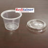 Picture of Reditainer - Plastic Disposable Portion Cups - The Perfect Souffle Cup (1 Ounce, Package of 500 Cups With Lids)