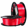 Picture of Silk Red PLA Satin Shiny 3D Printer Filament, 1.75mm Diameter 1kg Spool 2.2lbs Widely Support FDM 3D Printers, with Extra One Bag Filament Sample Gift DO3D