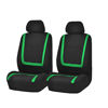 Picture of FH Group FB032GREEN114 Green Unique Flat Cloth Car Seat Cover (w. 4 Detachable Headrests and Solid Bench)