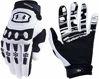 Picture of Seibertron Dirtpaw Unisex BMX MX ATV MTB Racing Mountain Bike Bicycle Cycling Off-Road/Dirt Bike Gloves Road Racing Motorcycle Motocross Sports Gloves Touch Recognition Full Finger Glove White M