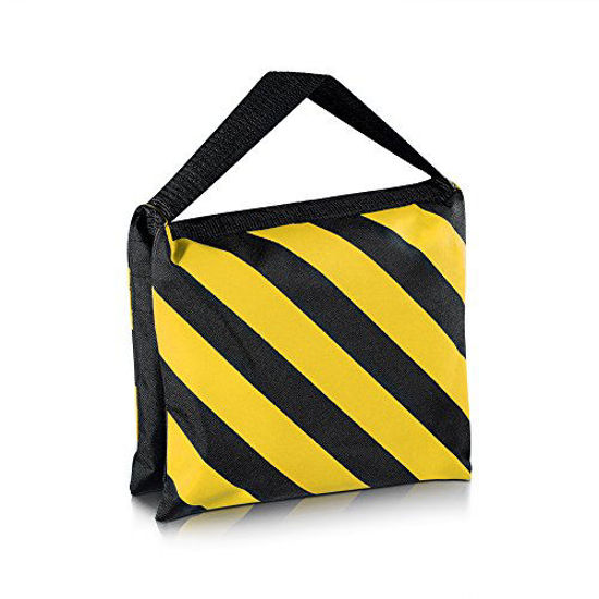 Picture of Neewer Black/Yellow Heavy Duty Sand Bag Photography Studio Video Stage Film Sandbag Saddlebag for Light Stands Boom Arms Tripods