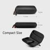 Picture of External Hard Drive Case - Shockproof EVA Carrying Case for WD My Passport Element Seagate Expansion Backup Toshiba - High Protection Portable Travel Electronic Power Bank Bag (Black)