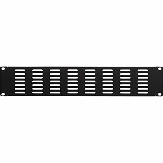 Picture of NavePoint 2U Blank Rack Mount Panel IT Server Network Spacer Slotted Venting