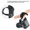Picture of JJC Deluxe Camera Hand Grip Strap for Canon EOS 6D Mark II 5D Mark IV III 7D 2000D 90D 80D Rebel T8i T7i T6i T7 T6 Powershot SX70 Nikon D750 D780 D850 D500 D7500 D7200 D5600 D3500 Coolpix P1000 & More