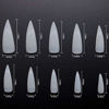 Picture of Sharp Long Fake Nails, Stiletto False Nails,Ivtor 600Pcs Nature Half Cover Acrylic Nail Tips