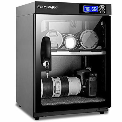Picture of FORSPARK Camera Dehumidifying Dry Cabinet |8W 30L-Noiseless & Energy Saving - For Camera Lens & Electronic Equipment Storage