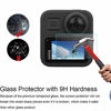 Picture of [4 Pack] Tempered Glass Screen Protector for Gopro Max Action Camera (2-Pack) & Lens Cap Cover (2-Pack) By Akwox