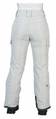 Picture of Arctix Women's Snow Sports Insulated Cargo Pants, Pearl Grey Melange, Medium