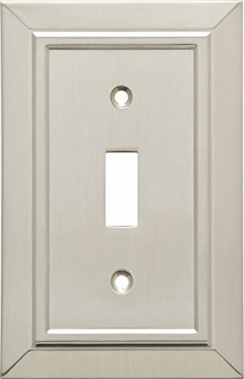 Picture of Franklin Brass W35217-SN-C Classic Architecture Single Toggle Switch Wall Plate/Switch Plate/Cover, Satin Nickel