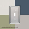 Picture of Franklin Brass W35217-SN-C Classic Architecture Single Toggle Switch Wall Plate/Switch Plate/Cover, Satin Nickel